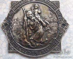 Old St Christophe dashboard badge
