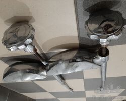 SPARE TIRE BRACKETS FOR PRE WAR MERCEDES OEM