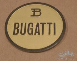 14 x Bugatti badge round metal