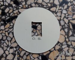 2 x OS Plaquette Citroen B14 aluminium