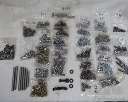Assorted 7/8/9mm fine pitch nuts/bolts/washers - suit Alfa, Maserati, Ferrari etc.