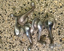 5 x original window handle French cars