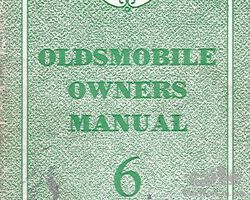OLDSMOBILE OWNERS MANUAL NO. 6 - 1935