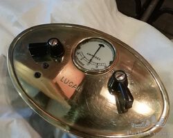 LUCAS PREWAR AMMETER SWITCH DASH PANEL