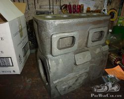 MG P type aluminium block .