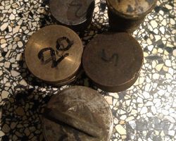 Very old grease caps 5 pieces