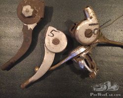 4 x original throttle handle motorbike