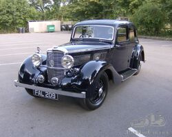 1937 Alvis 12/70 with 4 light Sports Saloon coachwork by Mulliner of Birmingham