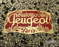 Automobile Peugeot Paris reproduction