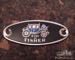 Bodywork badge Body By Fisher