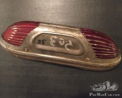 License plate lighting Peugeot 203 original