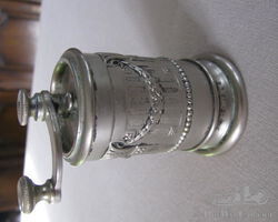 Silver plated pepper mill with Peugeot internals