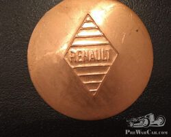Renault badge copper