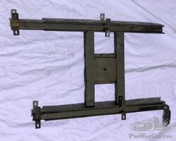 Sparewheel holder for Alfa Romeo 6C 2500