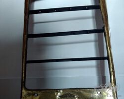 Part of Peugeot grille Chausson used as promotion for Moto Meters (see bars in middle)