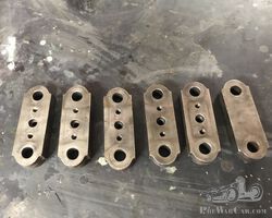 Vintage Bentley main bearing straps