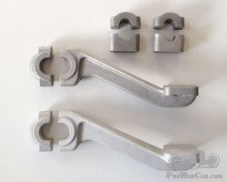 Bugatti Type 57S Brake Assembly Supports and End Pivot Blocks - New Aluminium Castings