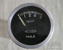 Jaeger Oil Pressure Gauge