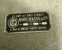 Bodywork badge Hotchkiss