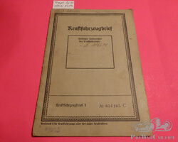 Tempo A 400 Kraftfahrzeugbrief Baujahr 1940 mit Versand !