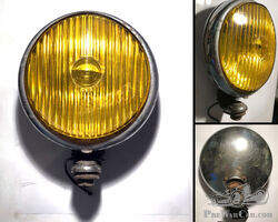 Vintage Yellow Bosch Foglamp K11030, Mercedes Benz, Porsche, Opel, DKW, VW, KDF