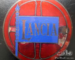 Lancia prewar round badge