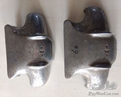Ornamental piece EB for exhaust pipe small motorbike nr 1423 ( 2pieces)