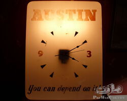 Original Austin Agency Showroom Clock
