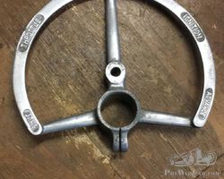 Vintage Aluminium Steering Column Throttle & Ignition Lever Control Casting.