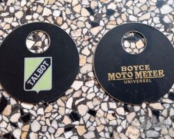 15 x Talbot en 10 x Boyce moto meter 60 mm