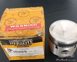 Right hand Hepolite Aluminium Pistons ref.15998 0.20/508mm original bore 2.8746/73.015mm
