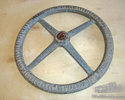 Early Aluminium FIAT Large Steering Wheel