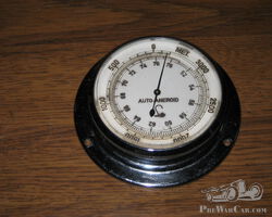 Motor Aneroid Cream Dial Fully Working Order