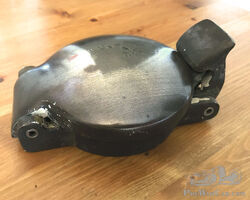 Sale Pending USA - Vintage Enots Brass/Bronze Aston type filler cap, Alfa Romeo, Aston Martin, Jaguar, Bugatti, Fiat,