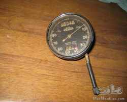 British Jaeger Chronometric 85 MPH Speedometer with Trip