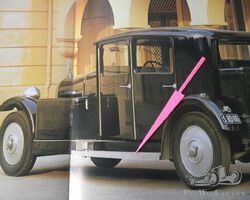 Ornamental strips for Voisin
