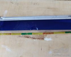 Sun shield voor front window probably Renault 4 CV