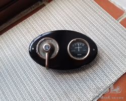 small electric board with ammeter and jaeger comodo in perfect working condition