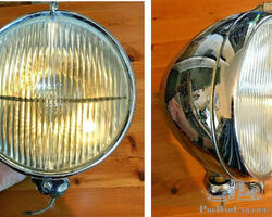 Sale Pending - Italy Vintage Bentley Original 7 inch Lucas Centre Spot Light Fluted Lens, MK5, MK6, 4.1/2L
