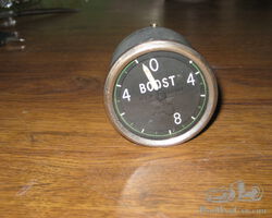 Supercharger Pressure Boost Gauge Working