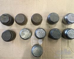 Various hubcaps Model T Ford