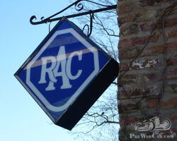 RAC Sign Double Sided