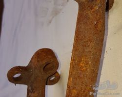 Pair of Front Amilcar mudguard brackets