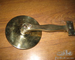 Stadium Veteran or Edwardian Brass Mirror and Arm