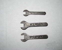 Set of 3 Small Wolseley Jet Spanners