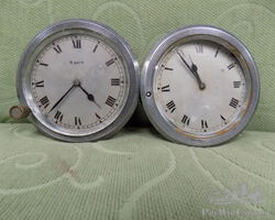Two car clock for Bugatti or other makes