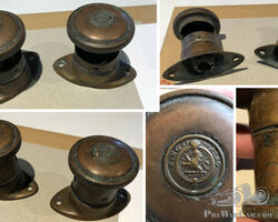 Vintage Pair of Lucas Type D20 Dashboard Lamp for restoration, Bentley, Riley, Rolls Royce