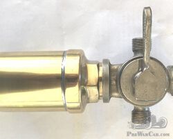 Combined fuel filter and tap
