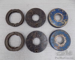 Bugatti 270mm Rear Drums,Shoes and Back Plates.