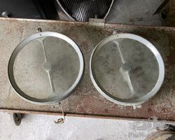 front parts of Marchal headlights